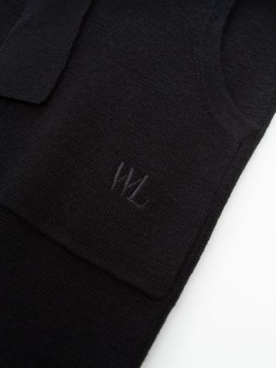 Bilde av WoolLand Himmeltinden Knitted Pants W Svart